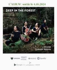 Quatuor Akilone - CD Cover - Deep in the Forest