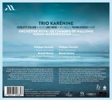 Trio Karénine.CD Cover Hersant.Rückseite